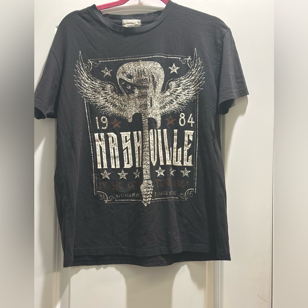 Altar'd State Black Nashville Graphic Crew Tee